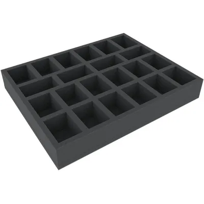 Produktbild von Schaumstoffeinlage für Warcaster: 22 Small Modelle sicher aufbewahren