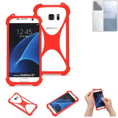 Produktbild von K-S-Trade Handy-Hülle kompatibel mit Xiaomi 14 Pro Schutz-Hülle Bumper Silikon Schutz Hülle Cover Case Silikoncase Silikonbumper TPU Softcase