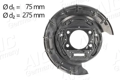 Produktbild von AIC Spritzblech Bremsscheibe für HYUNDAI i30 (FD) Hinten Links 57008 Ankerblech