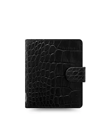 Obrázek produktu pro Filofax Classic Croc A7 kapesní týdenní černá