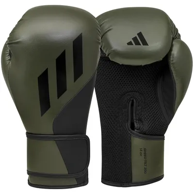 Zdjęcie produktu dla Rękawice bokserskie Adidas Speed Tilt 200 – zielono-czarne – 12 oz.