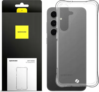 Image de Etui silicone SPACECASE Anti-choc pour Galaxy S24 FE Transparent