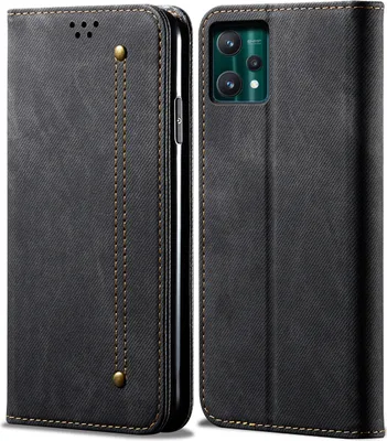 Obrázek produktu pro Realme 9 Pro+ Pouzdro, Kožené Peněženkové Pouzdro s Magnetickým Uzavíráním a Stojánkem pro OPPO Realme 9 Pro+ černé