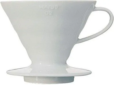 Produktbild von Famanu Kaffeefilterhalter aus Glas - Weiß, 1 Stück
