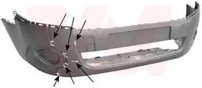 Produktbild von VAN WEZEL Stoßstange Stoßfänger für CITROËN BERLINGO (B9) Grundiert 0905574