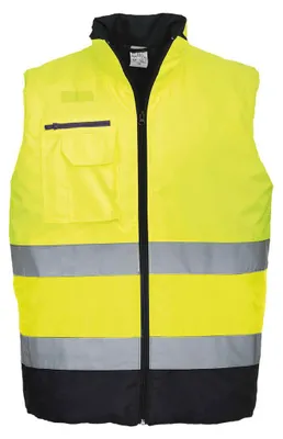 Zdjęcie produktu dla Portwest S267 Dwukolorowa kamizelka odblaskowa żółta/niebieska rozmiar XXL