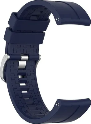 Produktbild von BStrap Silicone Cube Armband für Huawei Watch GT 42mm, dark blue