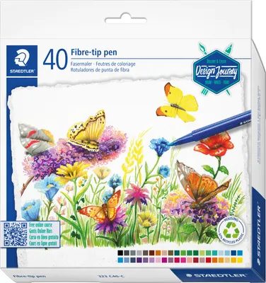 Produktbild von Staedtler Fasermaler triplus color rPP 40St