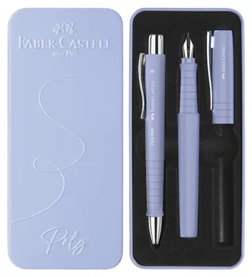 Produktbild von FABER-CASTELL Schreibgeräte-Set POLY BALL/PEN pale iris