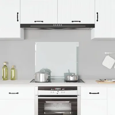 Produktbild von (Angebot 2026)Küchenrückwand langlebig - Spritzschutz - wisch- und wasserfest, Transparent 70x60 cm Hartglas GermanyMöbel 49672 - Küchenersatzteile
