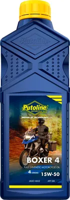 Zdjęcie produktu dla Olej silnikowy Putoline Boxer 4 15W-50 4T butelka 1 litr / API SM, JASO MA2 w pełni syntetyczny