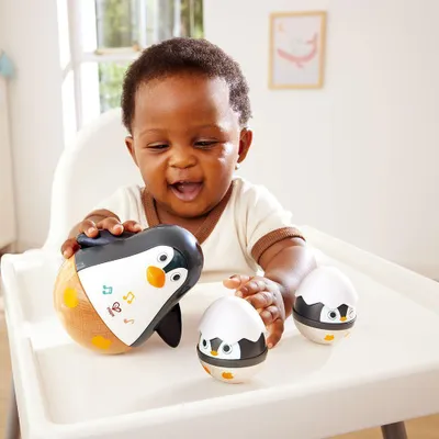 Produktbild von Hape Taucherpinguinfamilie  3 Teile.