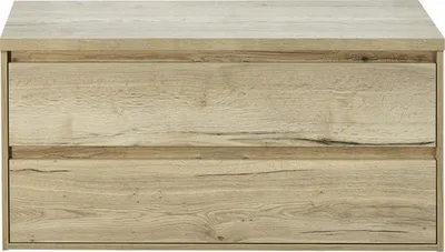 Produktbild von Sanox Waschtischunterschrank Porto BxHxT 120,2 x 58 x 50 cm mit Waschtischplatte Eiche natur