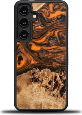 Image de Bewood Housse unique pour Samsung Galaxy S25 - Orange