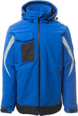 Produktbild von Wonder Pad Soft-Shell Jacke Wattiert Königsblau/Marinebla Gr. XXS, S00294