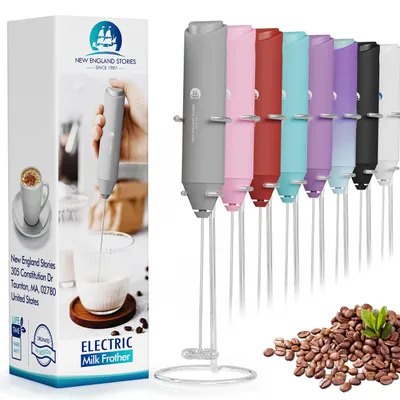 Zdjęcie produktu dla Mocny spieniacz do mleka, mini-mieszadło do kawy i cappuccino