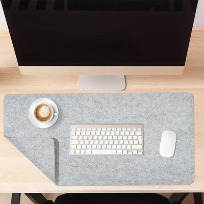 Productafbeelding van JIANTA Vilten bureaumat, grote muismat, antislip printkussen, bureaubescherming voor kantoor en thuis, 80 x 40 cm