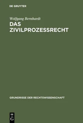 Produktbild von Das Zivilprozeßrecht