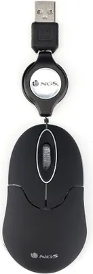 Produktbild von Ngs Sinblack Maus Schwarz  Schwarz One Size