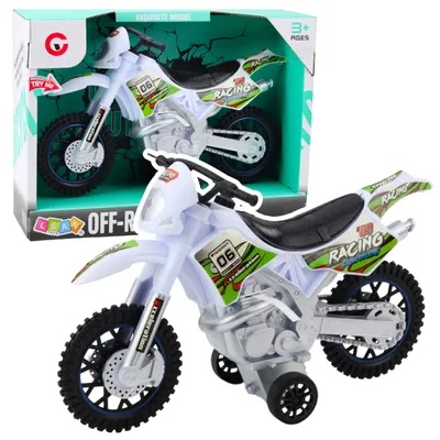 Image de Les feux de conduite tout-terrain de motocross sonnent blancs