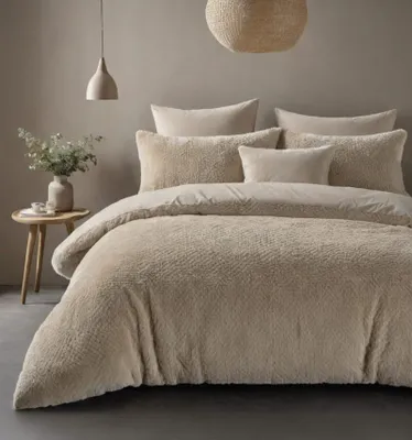 Produktbild von Sleeptime Fell Teddy Taupe 140 x 200/220 cm