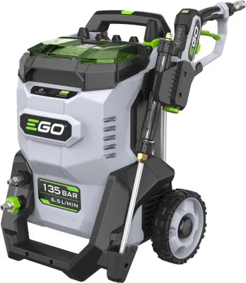 A studio shot of a pressure washer.