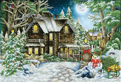 Produktbild von Diamond Dotz Diamond Painting Winter Wonderland - Kreativset für Erwachsene