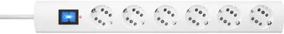 Produktbild von Kopp 234502008, 1,4 m, Drinnen, IP20, Weiß, 12 AC-Ausgänge, 16 A