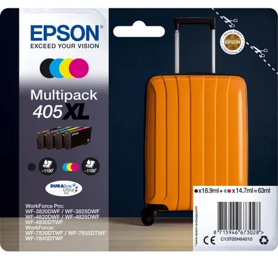 Produktbild von Epson DURABrite Ultra Multipack (4 Farben) 405 XL T 05H6