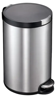 Produktbild von EKO - Artistic Treteimer 12 Liter - Stainless steel Plastic - Matt Edelstahl