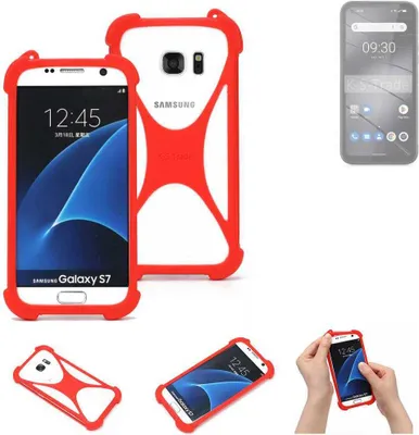 Produktbild von K-S-Trade Handy-Hülle kompatibel mit Gigaset GX6 Pro Schutz-Hülle Bumper Silikon Schutz Hülle Cover Case Silikoncase Silikonbumper TPU Softcase