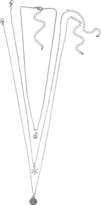 Produktbild von Steuer Modeschmuck Anhänger mit Kette Metall 58cm weiß weiß 445040014