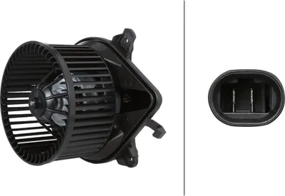 Immagine prodotto di Ventilatore interno 12 V 276 W a 2 poli HELLA per CITROËN BERLINGO e altri modelli