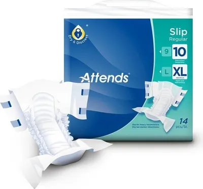 Produktbild von Attends Slip Regular 10 XL, 56 Stück