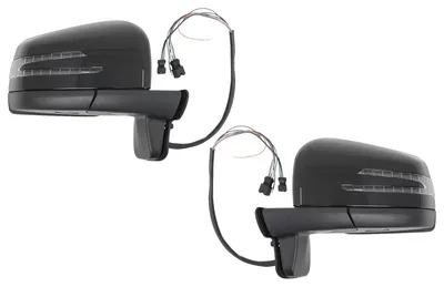 Imagen del producto de Conjunto completo de espejos para Mercedes G W463 89-18, con luces LED SMD, color .
