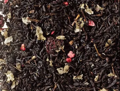 Produktbild von 1 kg Schwarzteemischung Waldfrucht Erdbeer-Note aromatisiert