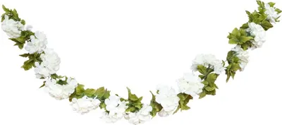 Produktbild von Blumengirlande Hortensie weiß 220 cm - Einheitsgröße