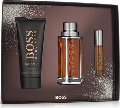 Produktbild von Hugo Boss The Scent Eau De Toilette 100ml Christmas Set 3 Pieces