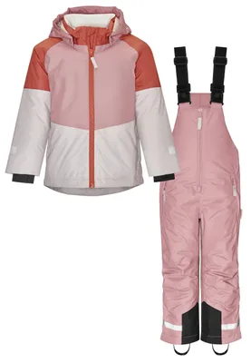 Productafbeelding van Playshoes sneeuwpak, ski-pak, tweedelig, uniseks, kinderpak, roze, maat 104