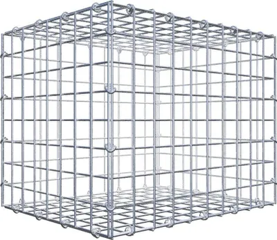Immagine prodotto di Gabbione 50 cm x 40 cm x 40 cm (L x H x P), maglia 5 cm x 5 cm, anello a C