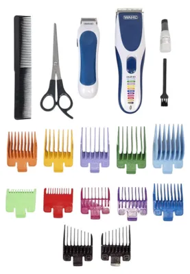 Produktbild von Wahl 09649-916, Blau, Weiß, Thermoplastischer Gummi (TPR), 1 mm, 2,5 cm, 4 cm, Bart