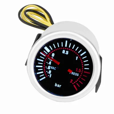 Image de jauge de pression PSI 2" universelle 12V à LED pour voiture