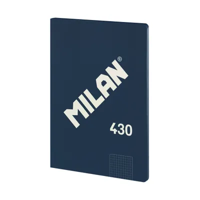 Zdjęcie produktu dla Milan 57243G48B, Monochromatyczny, Niebieski, A4, 48 ark., 95 g/m², Papier w kratkę