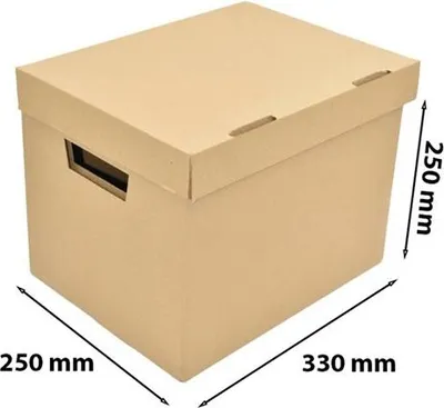 Obrázek produktu pro Karton s výsekem 330 x 250 x 250 mm, Fefco 216
