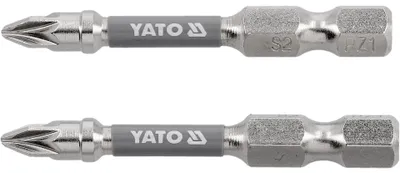 Image de Embouts PZ1 1/4" x 50 mm, lot de 2, acier S2, nickelés
