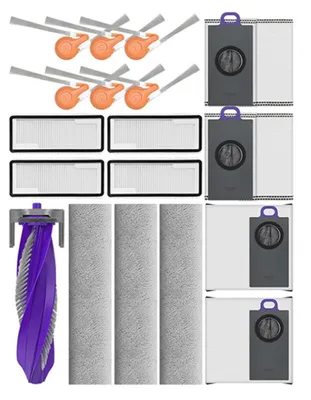 Immagine prodotto di INF Kit accessori compatibile con Narwal Xiaoyao 003 - Spazzole principali, sacchetti polvere, filtri e spazzole laterali
