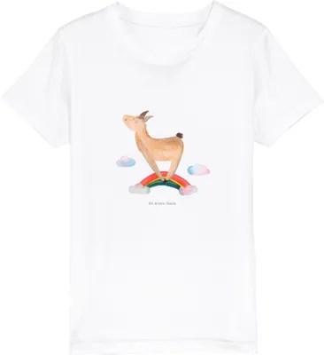 Produktbild von Mr. & Mrs. Panda Kleinkinder T-Shirt Bär und Hase Umarmen 5-6 Jahre (110/116) - Weiß - Geschenk, für Immer, Baumwolle Kinder, Teenager, Baumwollshirt, Umarmung, Freundin