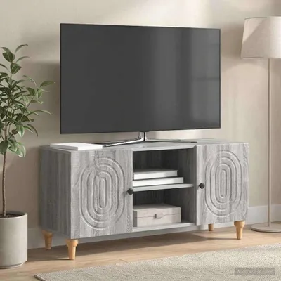 Produktbild von vidaXL TV-Schränk Graues Sonoma 102 x 34,5 x 50 cm Holzwerkstoff