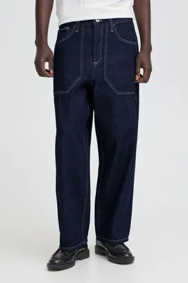 Immagine prodotto di Blend BHFASHION Pantaloni da uomo in jeans, 100% cotone, vestibilità baggy