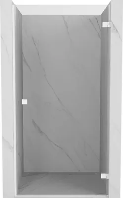 Immagine prodotto di Mexen Lunar-B porta doccia a battente destra 65 cm, trasparente, bianco - 832-065-000-20-00-P